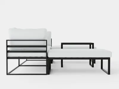 Wexford Corner Set Low-poly 3D model