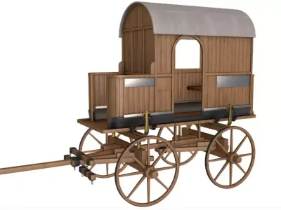 Roman Chariot 3D model purchase