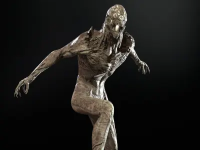 MutantZ7 Low-poly 3D model