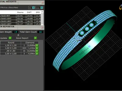 messika bracelet 3D print model