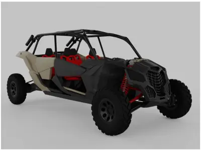 Can Am Maverick 4 Seaters 3D model