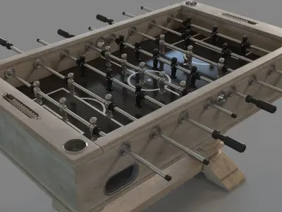 Montecito 55-in Premium Competition Foosball Table 3D model