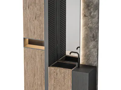 Luxury Bathroom 128 3D model