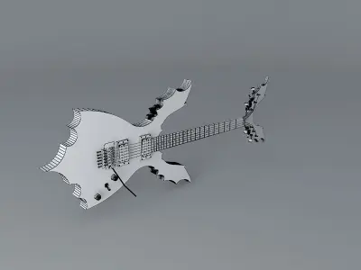 Night Flyer guitar Free 3D model