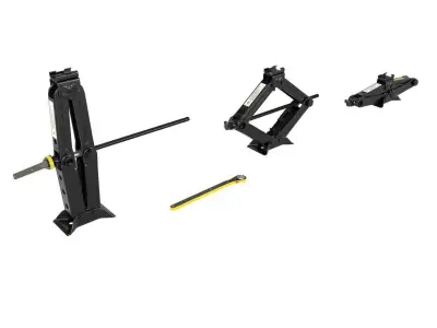 Scissor Jack  Car  with Hand Crank Portable RV Stabilizers  3D model