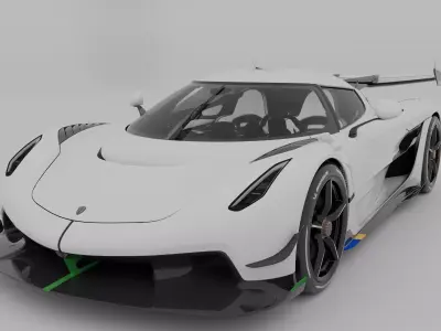 Koenigsegg Jesko Attack 3D model