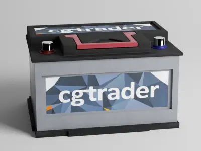 Batteries cgtrader battery 3D model
