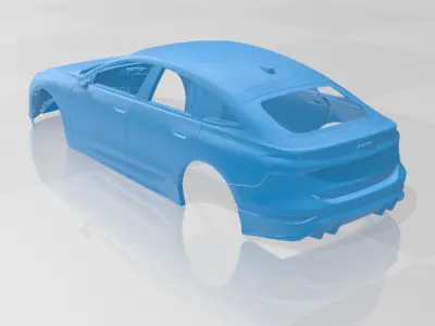 Audi A6 Sportback e-tron 2025 - Body Car STL Model 3D print model
