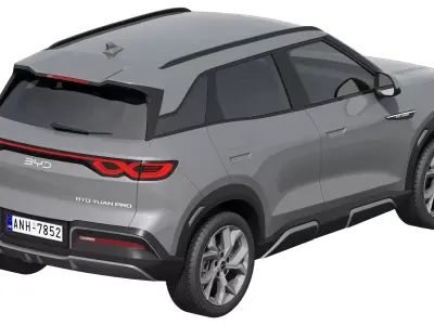 BYD YUAN PRO 2025 3D model