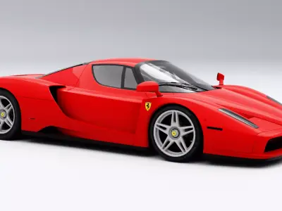 Ferrari Enzo 2002 Low-poly 3D model buy