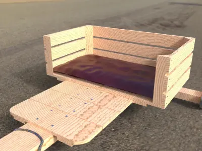 TURKISH TORNET Low-poly 3D model