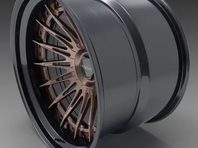 Wheel Rotiform NEK 3D model 3D model