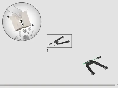 TwindBricks3D - 42207 Ferrari SF-24 F1 Car 3D print model