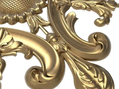  decorative pattern ready for 3D printing 3D model