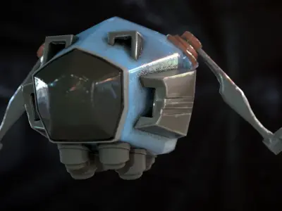 Droid Welder Free low-poly 3D model