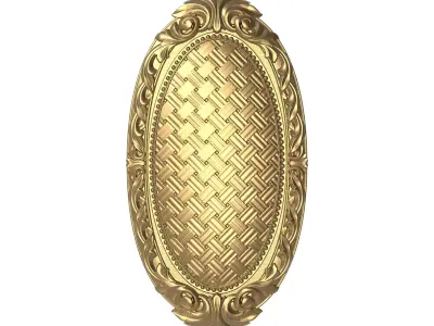 Carved Picture Frame 3D model