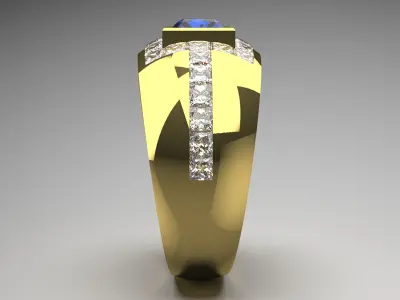 luxury man ring mr0171 3D print model