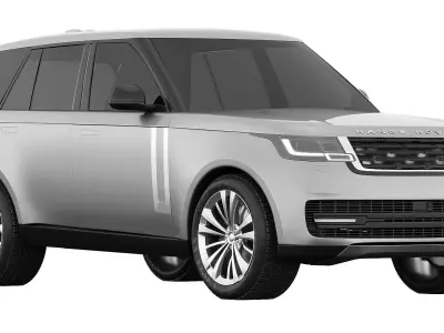 Range Rover 3D model Textured