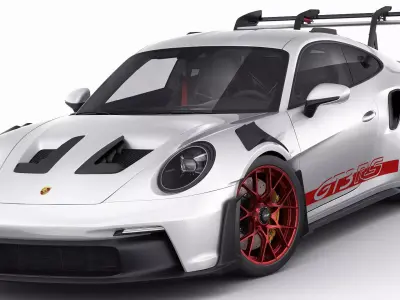 Porsche 911 GT3 RS 992 2023 3D model 3D model