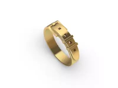 3D Printing Belt Ring - Anel Cinto para impressao 3d 3D print model