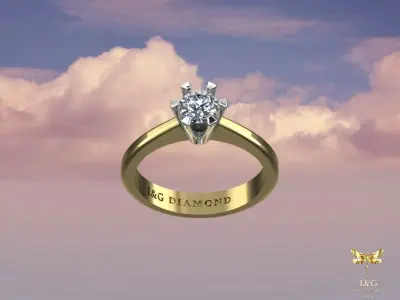 Diamond ring Free 3D model get