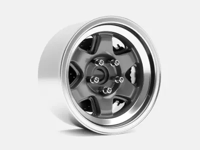 15x8 American Racing TA70 Wheel and Brake 3D print model