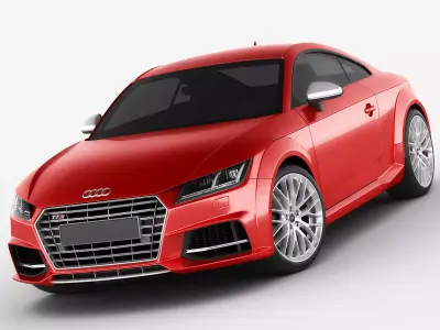 Audi TTs 2015 3D model