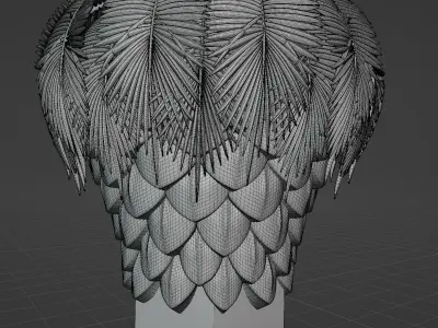 Sheikh Zayed Column 3D model