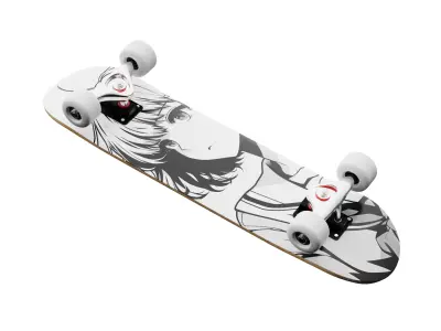 Skateboard 02 3D model