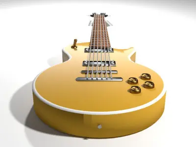Guitar Electric - Type 5 3D model