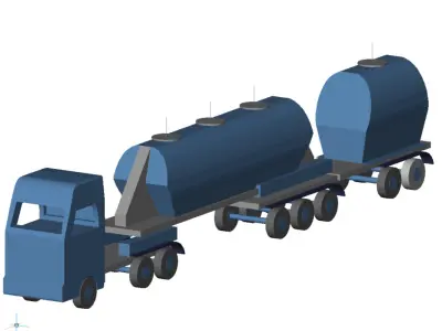 Trucks 3D 3D model