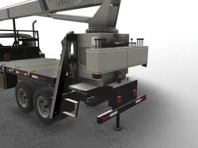  Crane International 7400 Low-poly 3D model