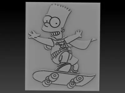 Bart Simpson  3D print model