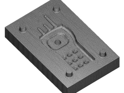 Chocolate Mold Radio Gadget 3D print model