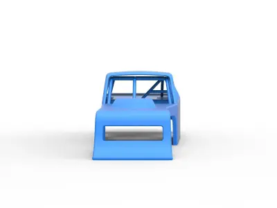 Shell of Asphalt Modified stock car V1 Scale 1 to 25 3D print model