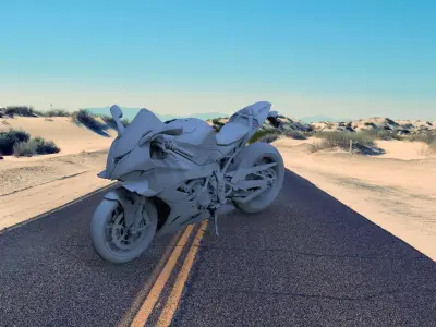 Motorcycle 1000 3D print model