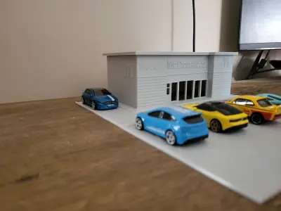 McDonalds diorama 1 64  3D print model
