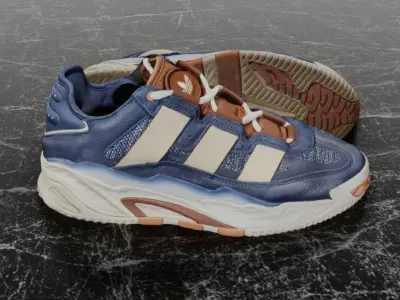 ADIDAS LIGHTSTRIKE 3D SHOES - BLUE Low-poly 3D model