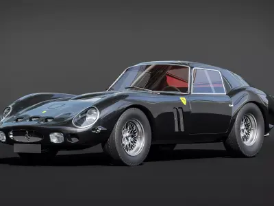 Ferrari 250 GTO - The Greatest Ferrari Ever Made Low-poly 3D model