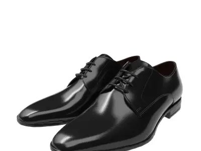 Formula Shoe Low-poly 3D model