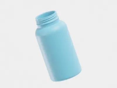 Cosmetic Bottle 0001 Low-poly 3D model