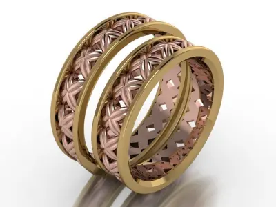 ring set 13 collection1 3D print model