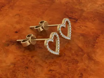 Jewelry Earring 3D print model 67