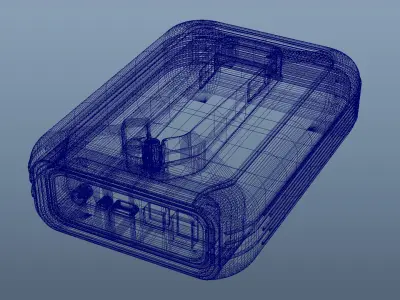 Portable Jump Starter Low-poly 3D model
