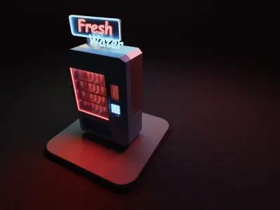 Vending machine  Free 3D model