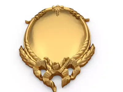 Classic decor ornament carved 71 3D model