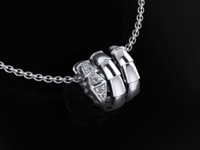 Serpenti Necklace  3D print model