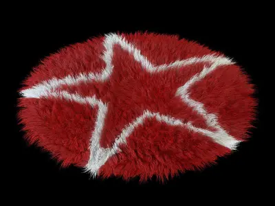 Carpet round Star 3D model