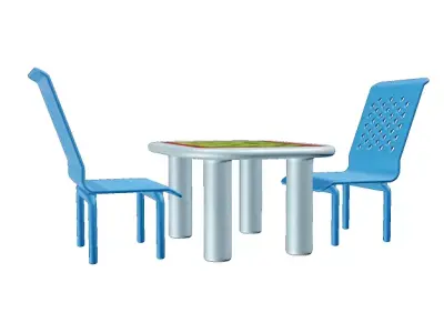 Marvelous Dining Table Set 3D model