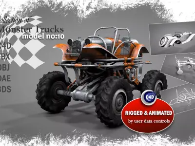 Monster Truck 10 3D model